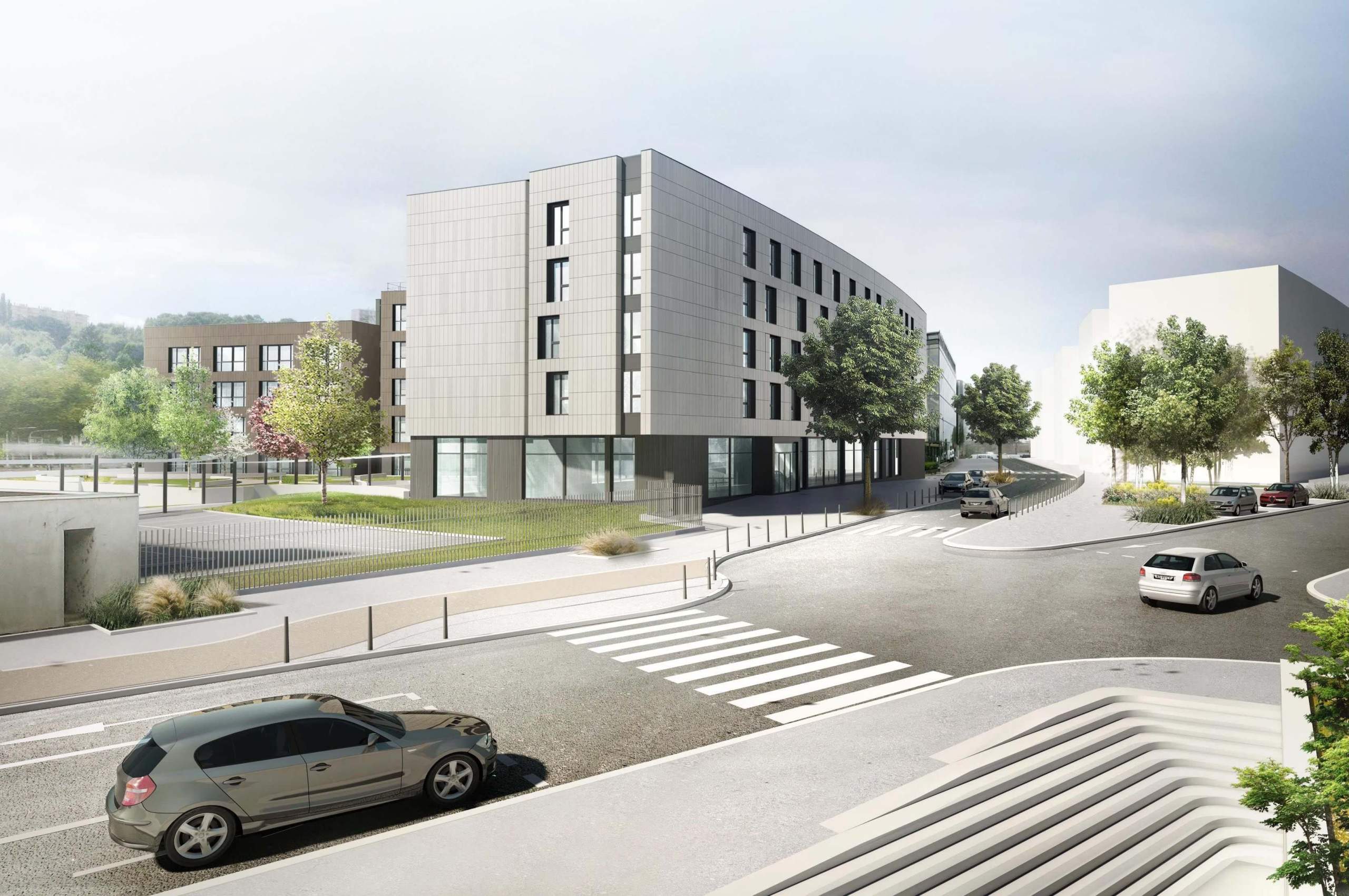 Front Hotel ParkSaone Lyon 9 